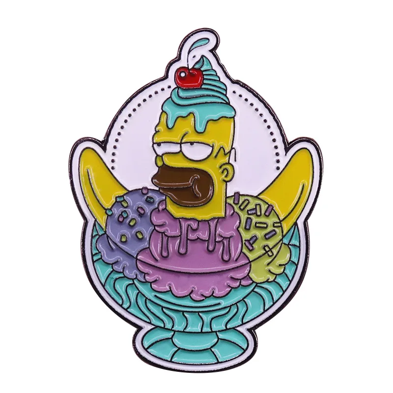 ZF1746 Creative Cartoon Character Ice Cream Metal Enamel Pins And Brooches For Women Men Lapel Pin Backpack Bags Hat Badge Gifts
ZF1746 Creative Cartoon Character Ice Cream Metal Enamel Pins And Brooches For Women Men Lapel Pin Backpack Bags Hat Badge Gifts