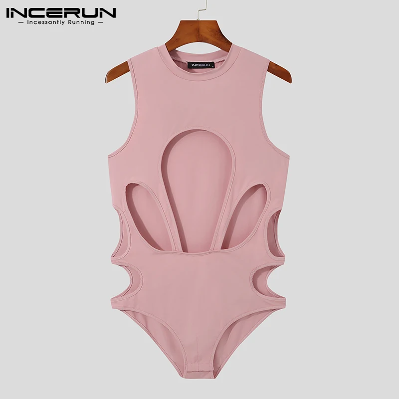 Men Bodysuits Pajamas Solid Color Hollow Out Underwear O-neck Sleeveless Sexy Cozy Skinny Sleepwear Men Bodysuit S-5XL INCERUN
Men Bodysuits Pajamas Solid Color Hollow Out Underwear O-neck Sleeveless Sexy Cozy Skinny Sleepwear Men Bodysuit S-5XL INCERUN