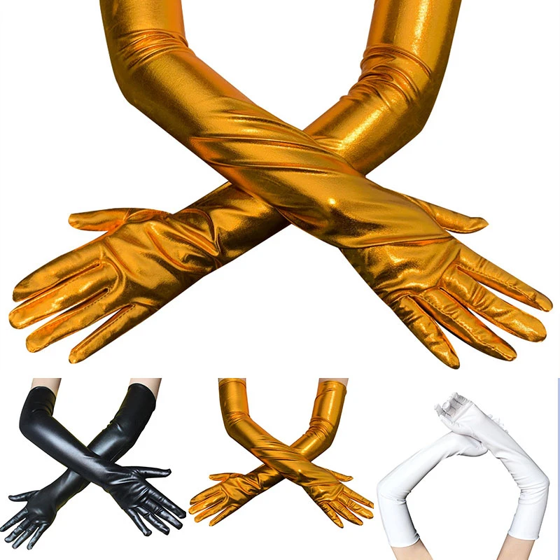 Sexy Long Gloves Women Exotic Appeal Fetish Faux Leather Gloves Cosplay Costumes Accessories Clubwear Performance Tight Gloves
Sexy Long Gloves Women Exotic Appeal Fetish Faux Leather Gloves Cosplay Costumes Accessories Clubwear Performance Tight Gloves