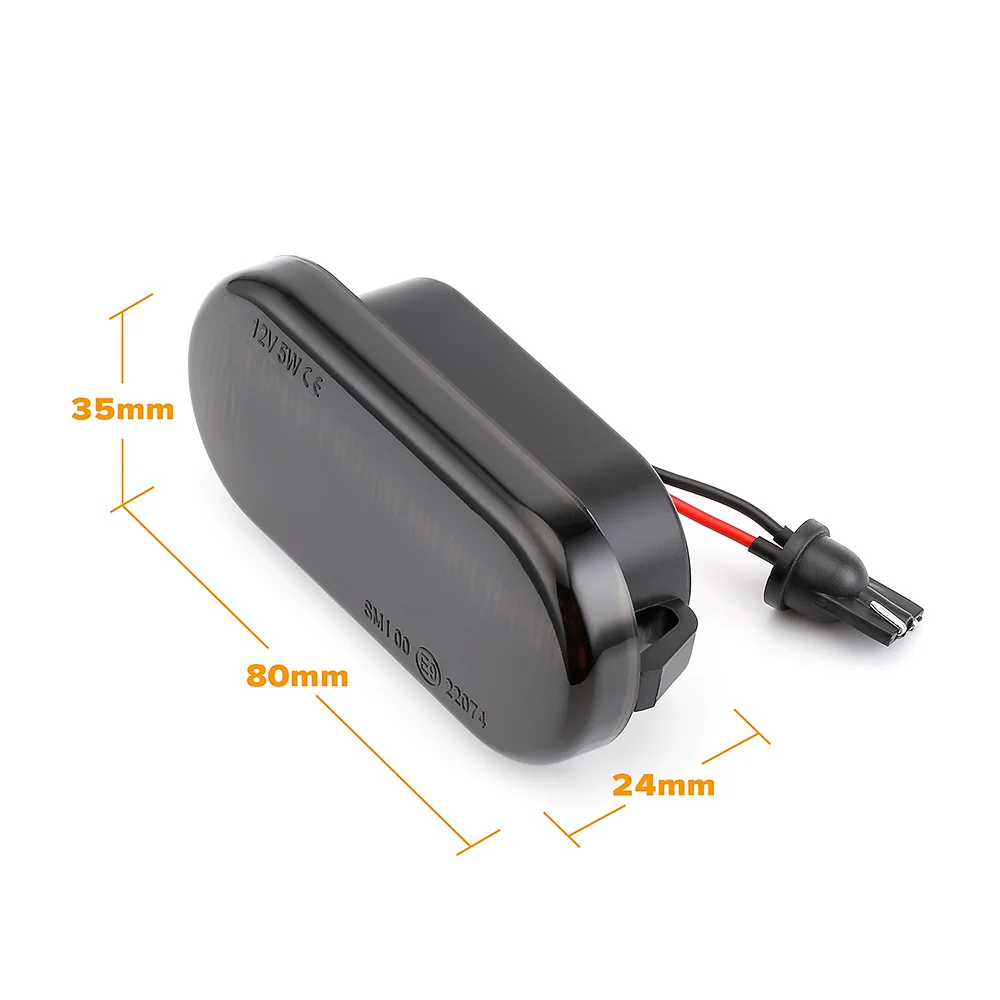 2 pieces Led Dynamic Side Marker Turn Signal Light For Volkswagen VW Bora Golf 3 4 Passat 3BG Polo SB6 Sequential Blinker Light
2 pieces Led Dynamic Side Marker Turn Signal Light For Volkswagen VW Bora Golf 3 4 Passat 3BG Polo SB6 Sequential Blinker Light
