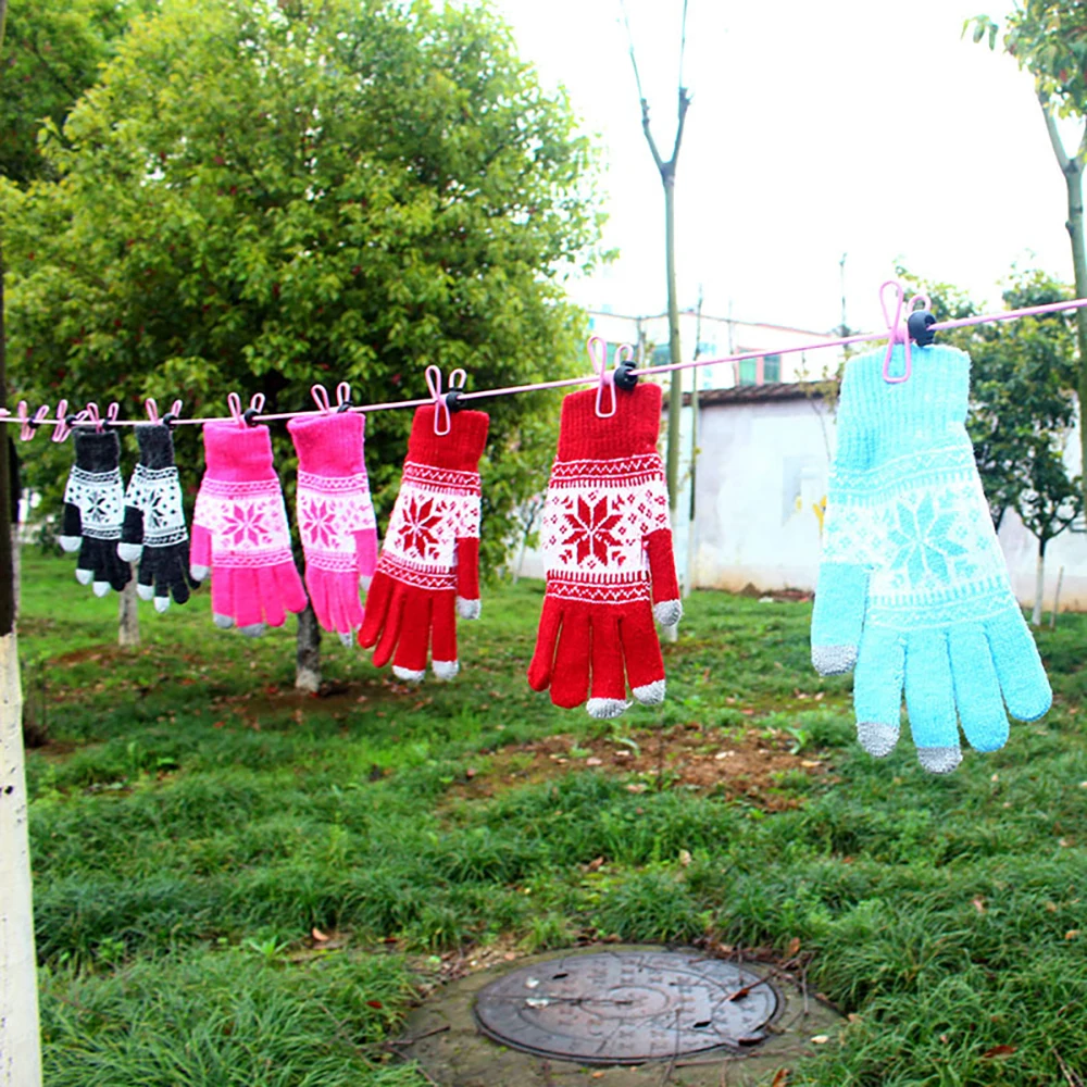 Travel Clothesline Adjustable Line Windproof Laundry Hanging Rope With 12 Clothespins13 Anti-Skid Clips For Outdoors And Indoors
Travel Clothesline Adjustable Line Windproof Laundry Hanging Rope With 12 Clothespins13 Anti-Skid Clips For Outdoors And Indoors