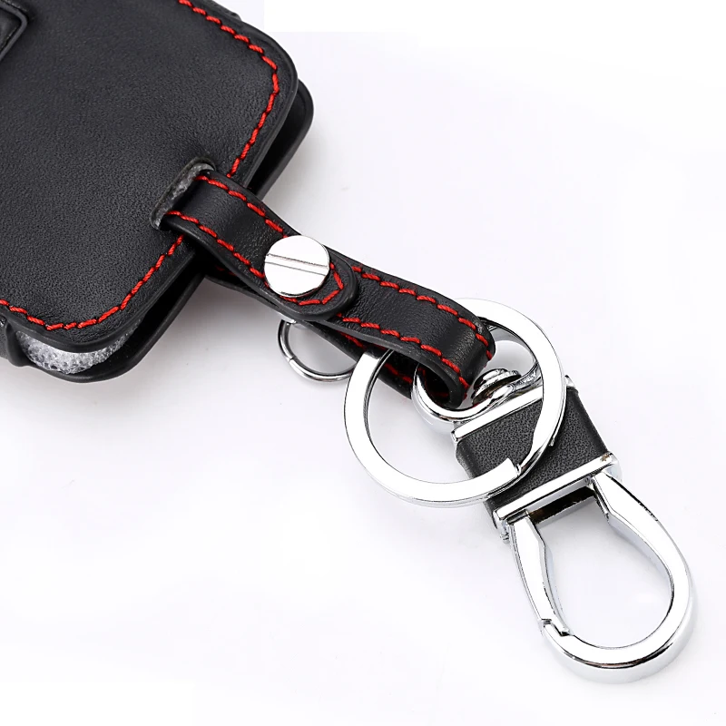 Leather Car Key with Keychain 4 Buttons Keyless Remote Fob Shell Case Keychain Holder Protector Bag for Renault 2016
Leather Car Key with Keychain 4 Buttons Keyless Remote Fob Shell Case Keychain Holder Protector Bag for Renault 2016