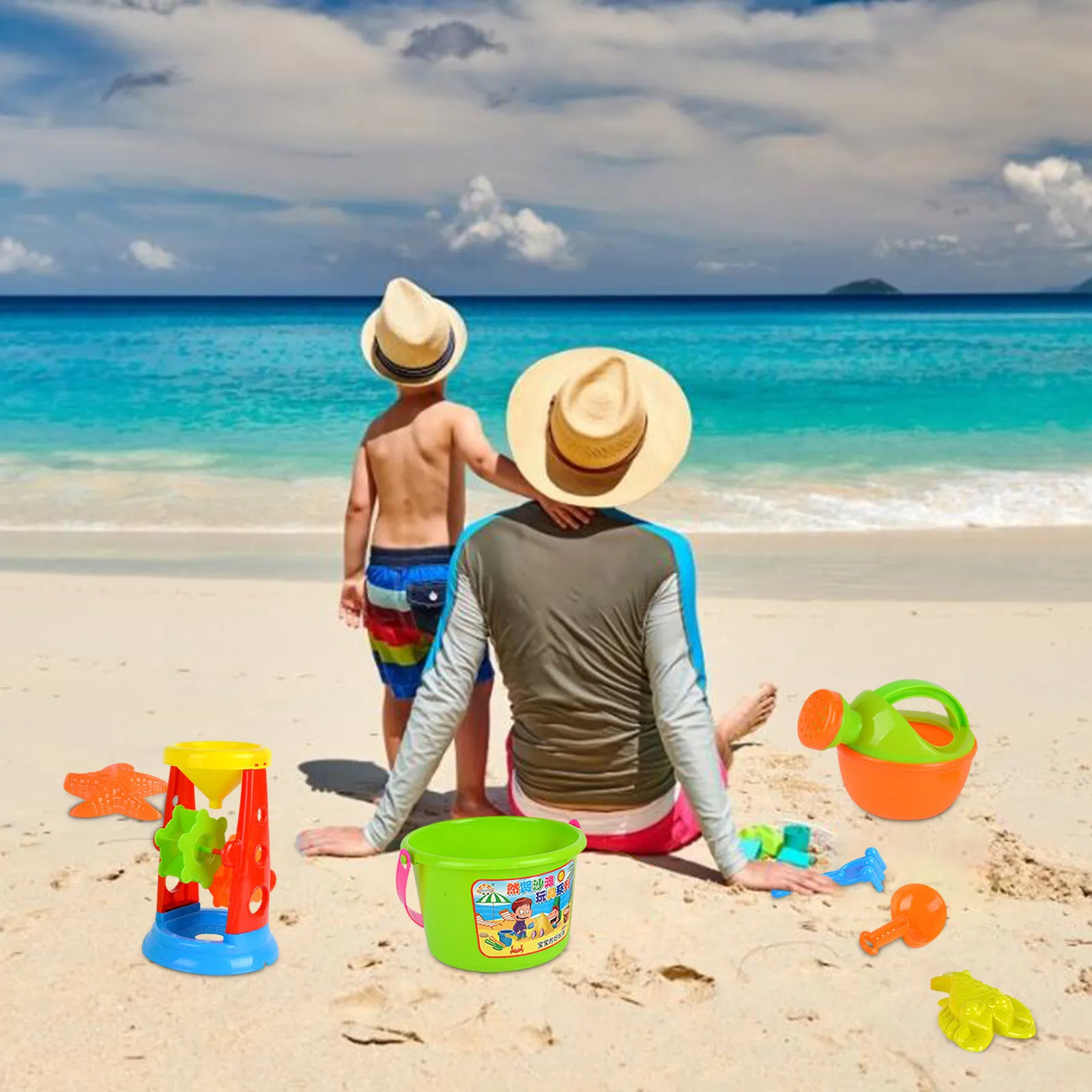Summer Outdoor Beach Children's Toy Castle Bucket Shovel Spade Tool Toy Castle Bucket Spade Shovel Rake Colourful Water Tools
Summer Outdoor Beach Children's Toy Castle Bucket Shovel Spade Tool Toy Castle Bucket Spade Shovel Rake Colourful Water Tools