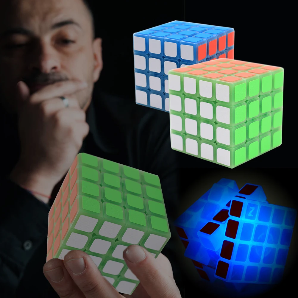 4x4x4 Magic Cube Glow In The Dark Kids Glowing Toy Speed Cube Children Educational Puzzle Game Cube For Adults
4x4x4 Magic Cube Glow In The Dark Kids Glowing Toy Speed Cube Children Educational Puzzle Game Cube For Adults