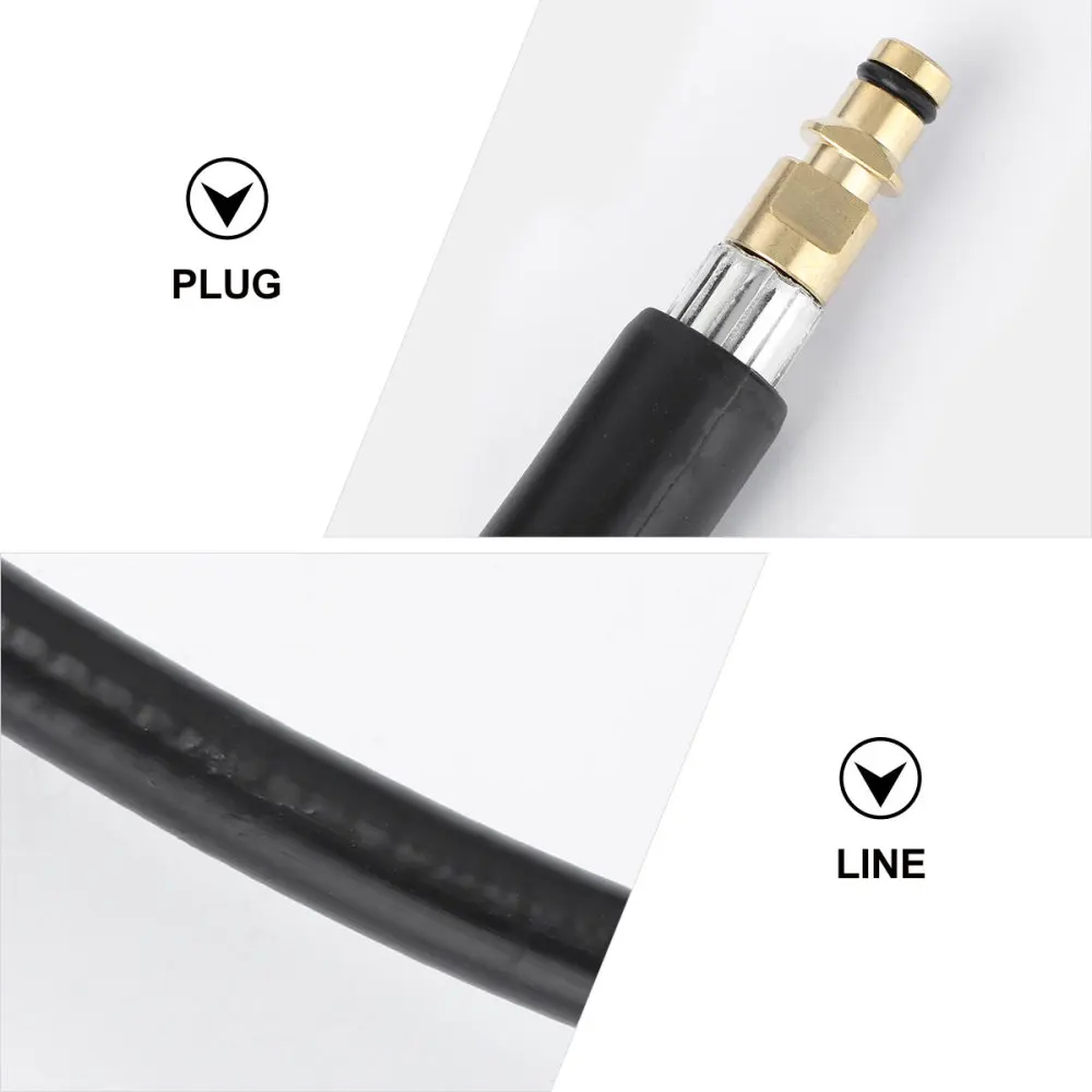 1Pc 6M Professional Pressure Washing Machine Hose Pipe Rubber Water Heater Hose for Car Cleaning Washer Female Connection(Black) 
1Pc 6M Professional Pressure Washing Machine Hose Pipe Rubber Water Heater Hose for Car Cleaning Washer Female Connection(Black)