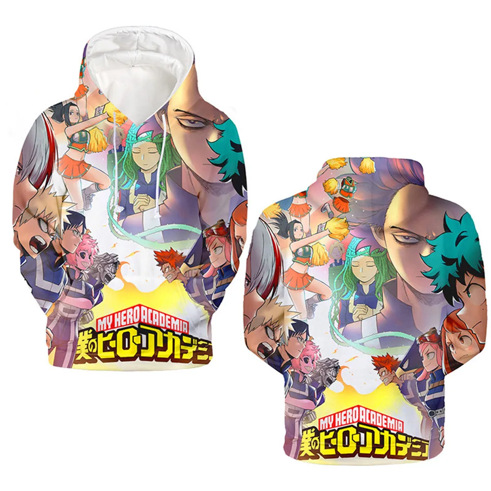 Толстовки с 3D рисунком детские толстовки для мальчиков Roupas My Hero Academy мидория