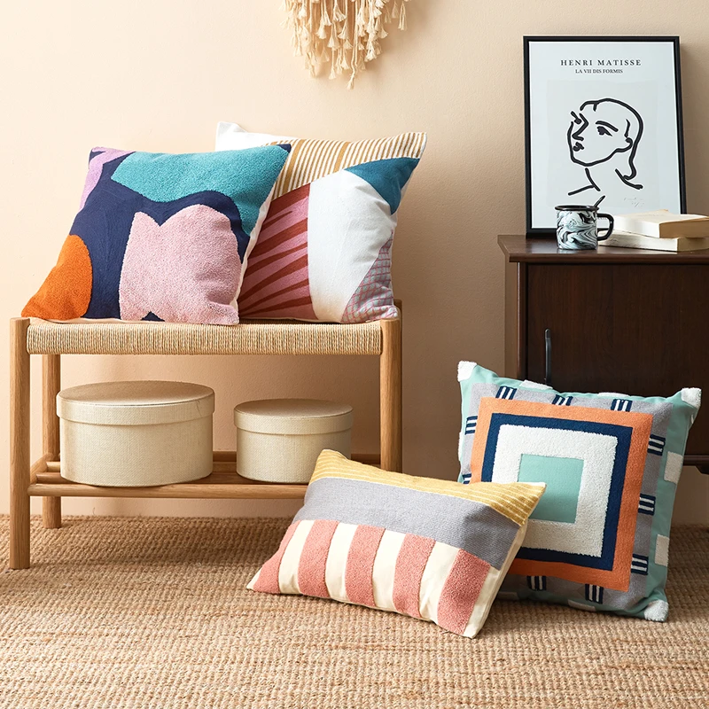 Cushion Cover 45x45cm/30x50cm Abrstract Gometric Pillow Cover Soft Cozy Home Decoration for living room Kids Room Color Block
Cushion Cover 45x45cm/30x50cm Abrstract Gometric Pillow Cover Soft Cozy Home Decoration for living room Kids Room Color Block