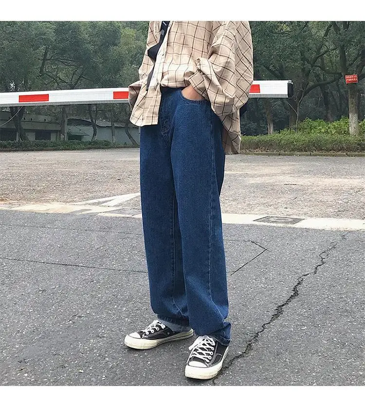 Fashionable men's wear water wash jeans solid color classic loose leg jeans original home style dad jeans men's
Fashionable men's wear water wash jeans solid color classic loose leg jeans original home style dad jeans men's