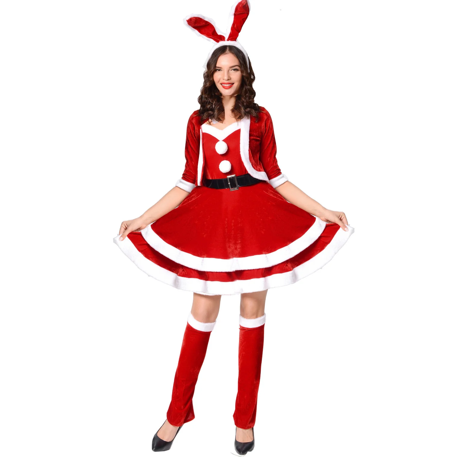 Xibeimeng Rabbit Costume Cosplay Costume Stage Performance Uniform Rabbit Girl Christmas Costume
Xibeimeng Rabbit Costume Cosplay Costume Stage Performance Uniform Rabbit Girl Christmas Costume