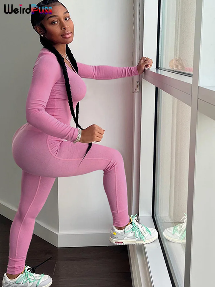 Weird Puss Ribbed Fitness Women Tracksuit 2 Piece Set Workout Crop Top+Sporty Leggings Solid Stretchy Streetwear Casual Outfits 
Weird Puss Ribbed Fitness Women Tracksuit 2 Piece Set Workout Crop Top+Sporty Leggings Solid Stretchy Streetwear Casual Outfits