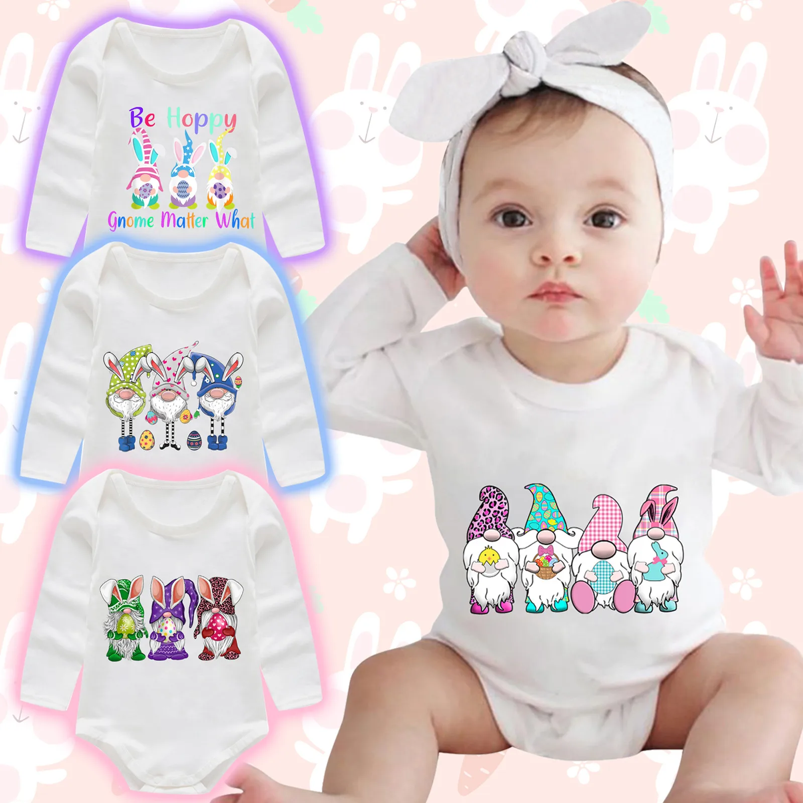 Newborn Baby Girls Boys Easter Elves Rabbit Romper Casual Long Sleeve Bunny Jumpsuit One Pieces Infant Bodysuit Clothes Ropa L*
Newborn Baby Girls Boys Easter Elves Rabbit Romper Casual Long Sleeve Bunny Jumpsuit One Pieces Infant Bodysuit Clothes Ropa L*