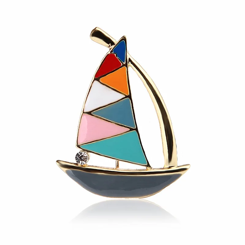 Enamel Brooches for Women Shirts Small sailboat Brooch Large Pin hijab Pins Crystal Rhinestone Pearl Brooches Wedding Gift
Enamel Brooches for Women Shirts Small sailboat Brooch Large Pin hijab Pins Crystal Rhinestone Pearl Brooches Wedding Gift