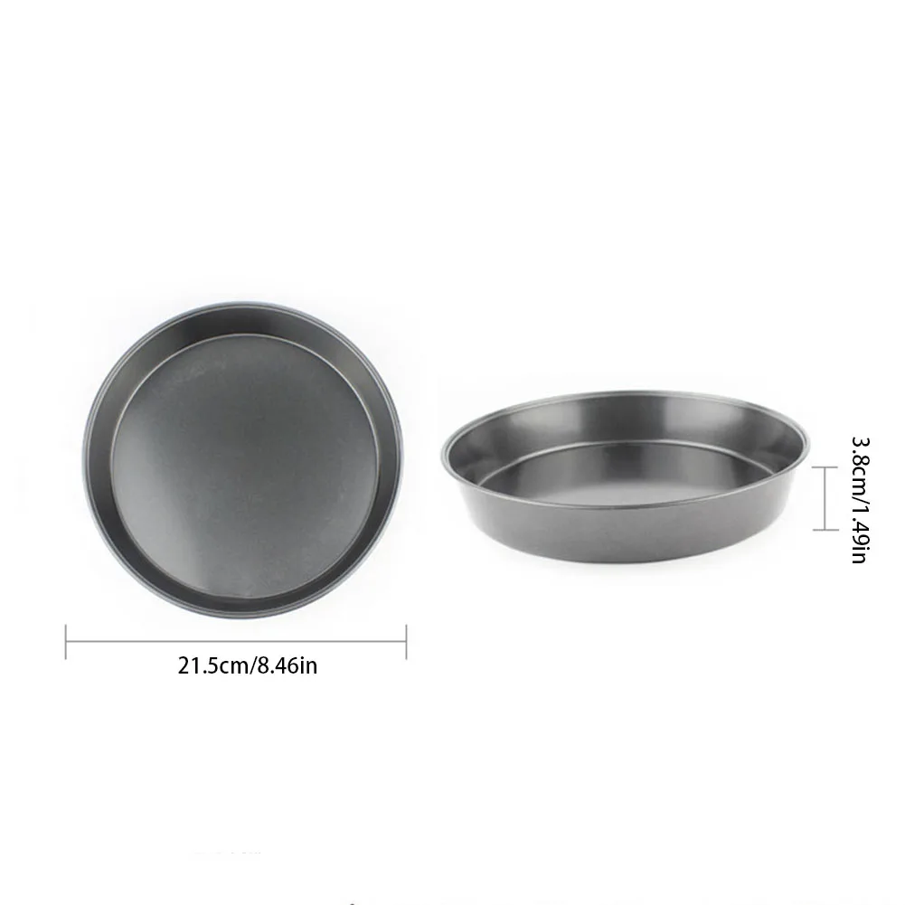 Professional Non-Stick Round Pizza Pan Deep Dish Bakeware 8-Inch Restaurant Supplies Kitchen Accessories Tools Baking gadget