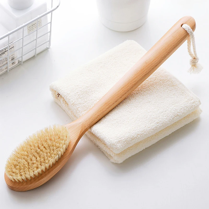 Natural Exfoliating Massage Body Brush Wooden Scrubbing Bathroom Dry Brush Dry Surface Film Brush
Natural Exfoliating Massage Body Brush Wooden Scrubbing Bathroom Dry Brush Dry Surface Film Brush