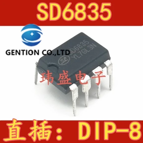 10 шт. SD6835 DIP-8 в чип управления питанием IC встроенный блок в наличии в 100% новый и оригинальный
10 шт. SD6835 DIP-8 в чип управления питанием IC встроенный блок в наличии в 100% новый и оригинальный