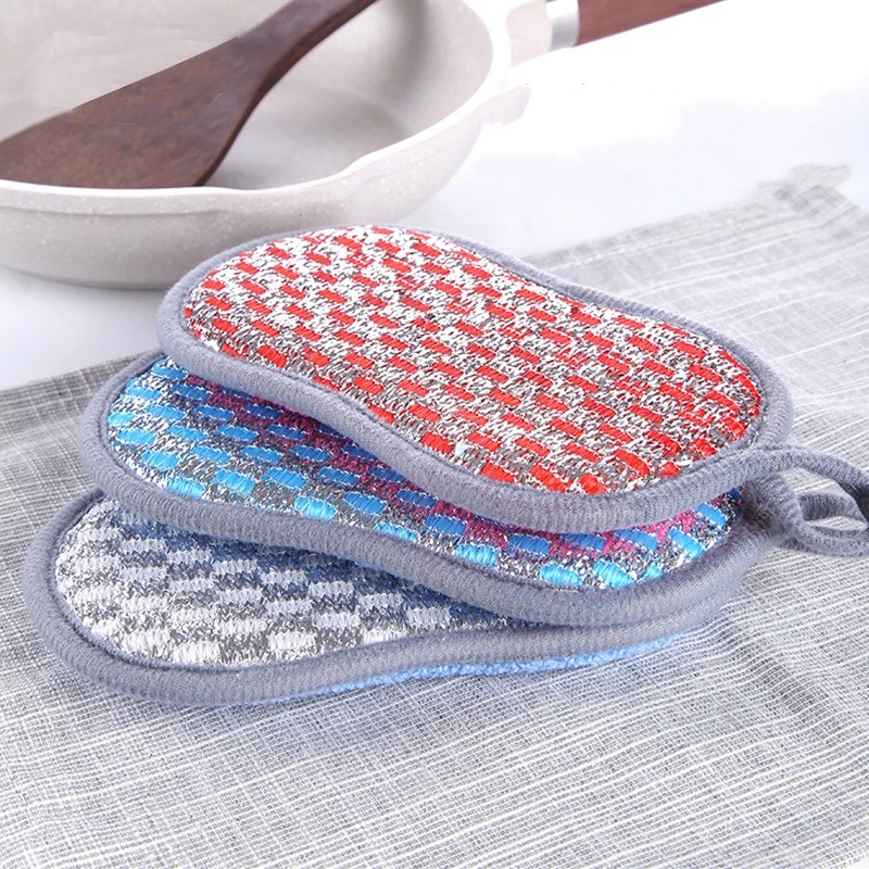 Double Sided Scouring Pad Reusable Cleaning Sponges Scrubber Sponges for Dishwashing Kitchen Bathroom Accessories
Double Sided Scouring Pad Reusable Cleaning Sponges Scrubber Sponges for Dishwashing Kitchen Bathroom Accessories