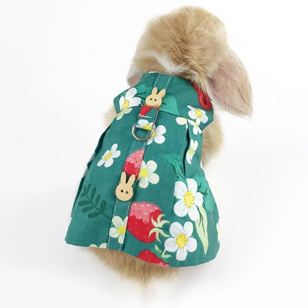 Dropshipping!! Pet Dress Adjustable Neck Circumference with Traction Rope Cotton Rabbit Guinea Pig Clothes for Small Animal
Dropshipping!! Pet Dress Adjustable Neck Circumference with Traction Rope Cotton Rabbit Guinea Pig Clothes for Small Animal