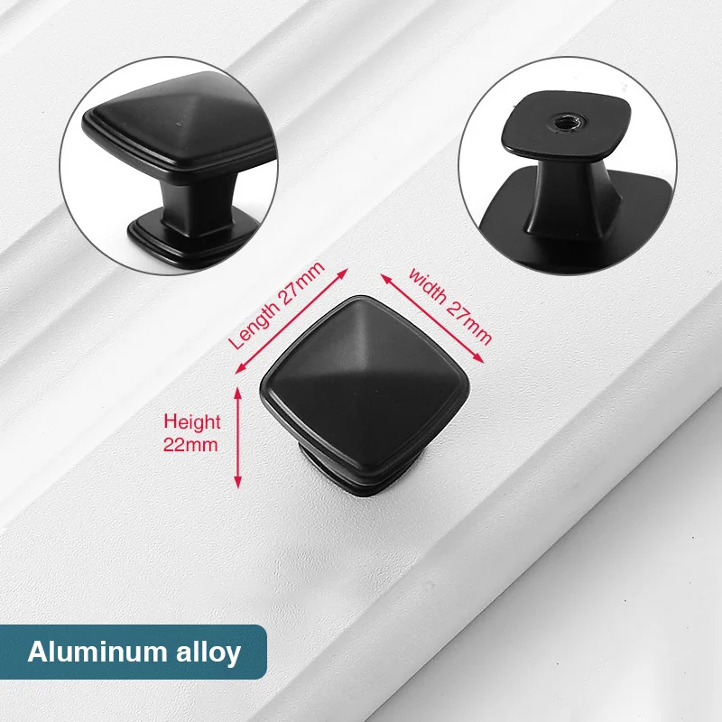 Ручки для шкафов NAIERDI черные цинковые
Ручки для шкафов NAIERDI черные цинковые