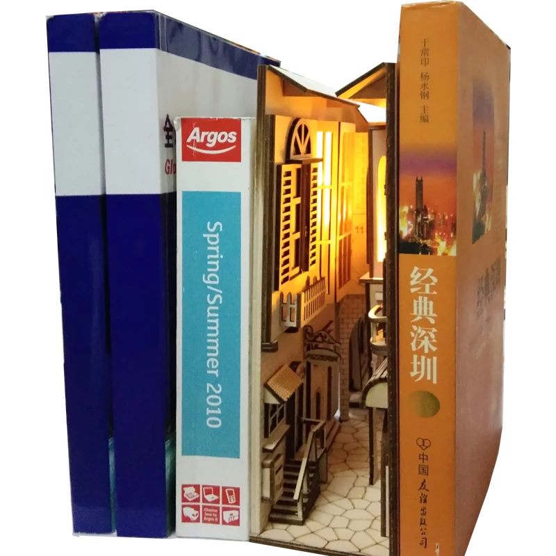 Набор для самостоятельной сборки, деревянная книга Diagon Alley Nooks Art Bookends в европейском городе, съемное украшение для книг ручной работы, светодиодная книжная полка, подарок на день рождения
Набор для самостоятельной сборки, деревянная книга Diagon Alley Nooks Art Bookends в европейском городе, съемное украшение для книг ручной работы, светодиодная книжная полка, подарок на день рождения