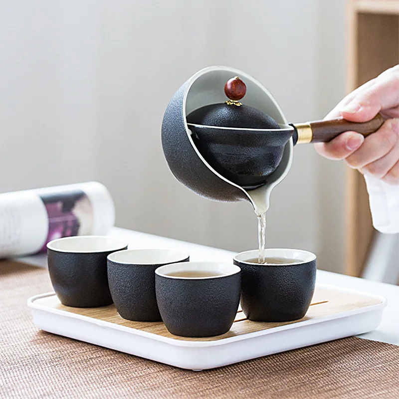 Kung fu Tea Ceremony Set Chinese Automatic Rotating Tea Make Home Ceramic Tea Pot Travel Portable Gift Customization Teaware New
Kung fu Tea Ceremony Set Chinese Automatic Rotating Tea Make Home Ceramic Tea Pot Travel Portable Gift Customization Teaware New