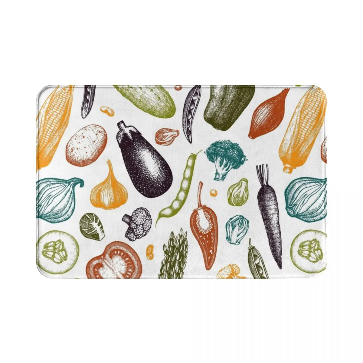 Antique Garden Vegetable Polyester Doormat Rug carpet Mat Footpad Non-slip Absorbent Mat Entrance Kitchen Bedroom balcony toilet
Antique Garden Vegetable Polyester Doormat Rug carpet Mat Footpad Non-slip Absorbent Mat Entrance Kitchen Bedroom balcony toilet
