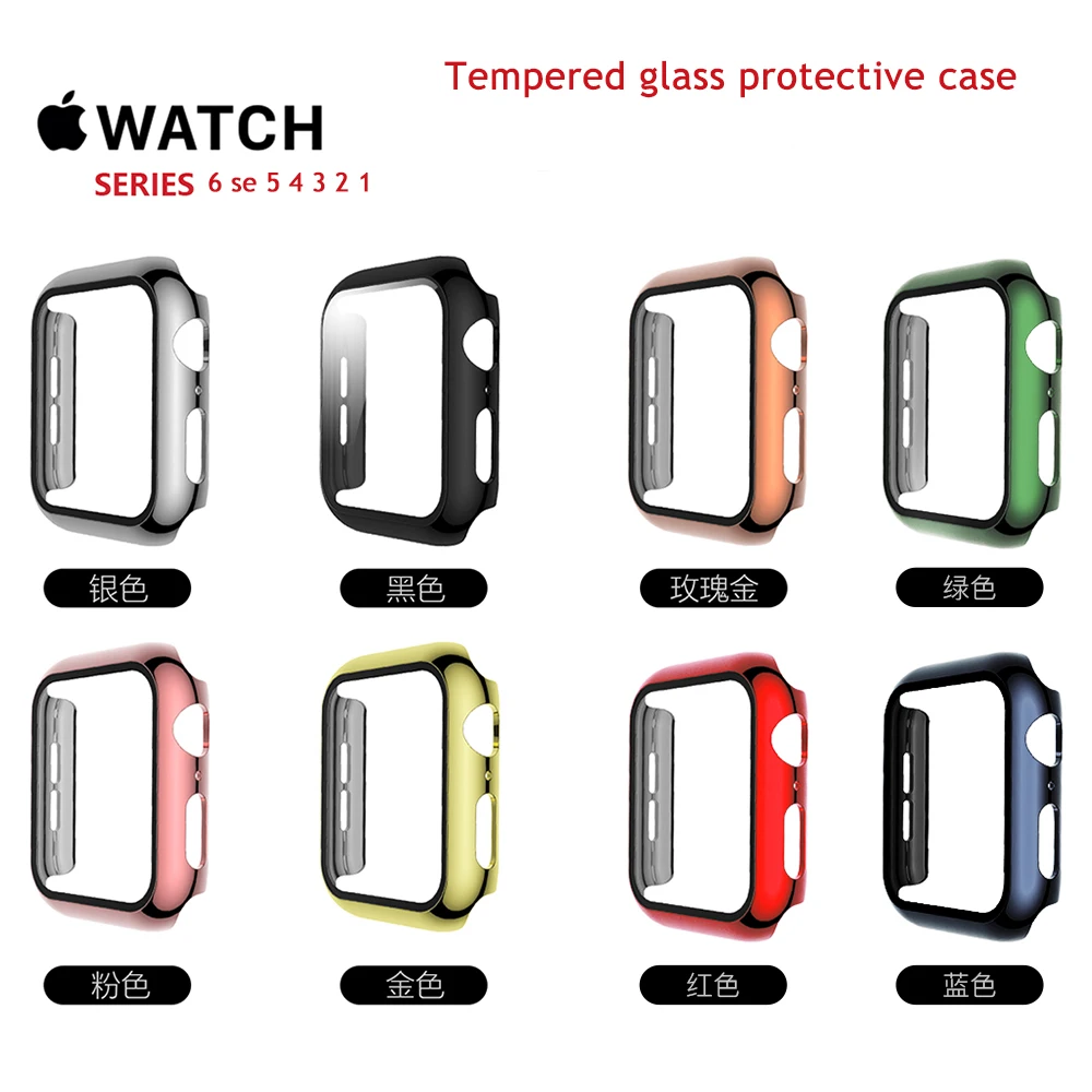 Tempered Glass cover For Apple Watch series band 6 5 3 case 40 44mm Slim TPU case Screen Protector for iWatch 6 5 2 1 42 38mm
Tempered Glass cover For Apple Watch series band 6 5 3 case 40 44mm Slim TPU case Screen Protector for iWatch 6 5 2 1 42 38mm
