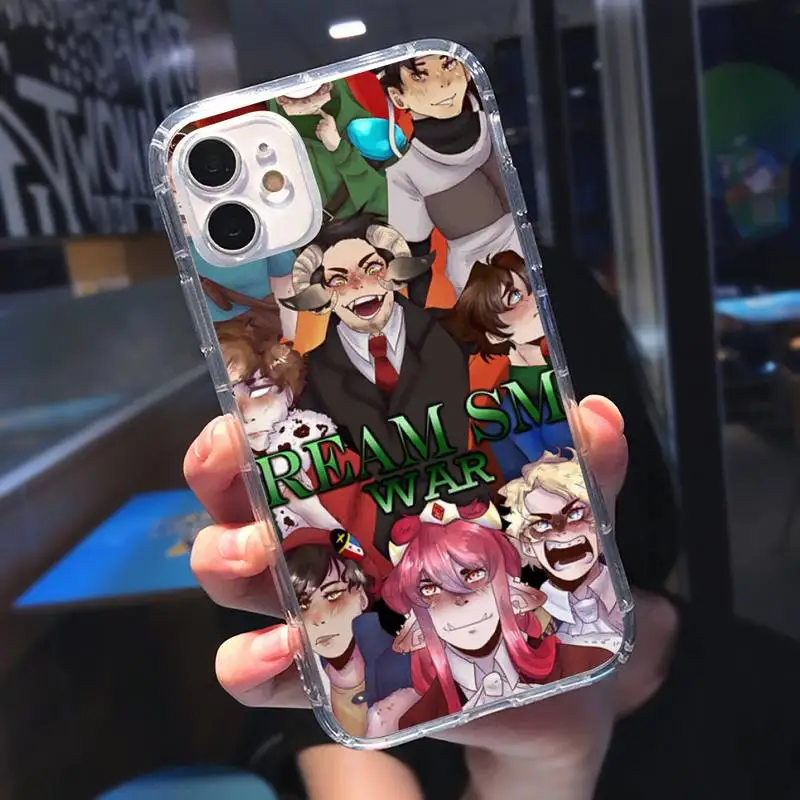 Anime funny dream smp Phone Case Transparent for iPhone 11 12 mini pro XS MAX 8 7 6 6S Plus X 5S SE 2020 XR
Anime funny dream smp Phone Case Transparent for iPhone 11 12 mini pro XS MAX 8 7 6 6S Plus X 5S SE 2020 XR