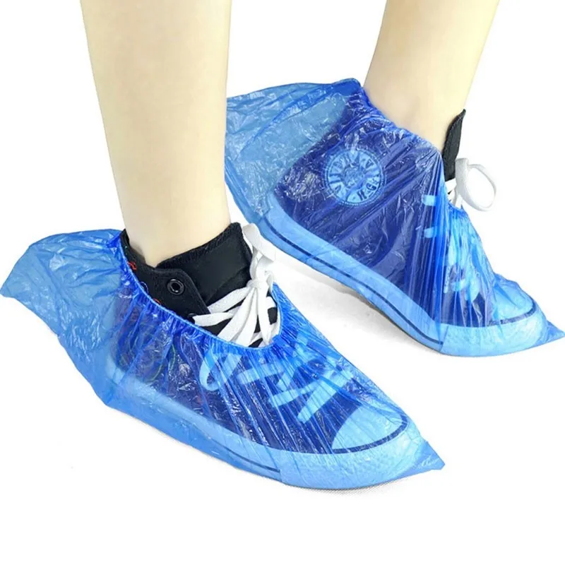 100Pcs Disposable Waterproof Shoe Covers Unisex Non-Slip Rainproof Suit Rain Coat Durable Plastic Rain Shoe Covers Protector
100Pcs Disposable Waterproof Shoe Covers Unisex Non-Slip Rainproof Suit Rain Coat Durable Plastic Rain Shoe Covers Protector