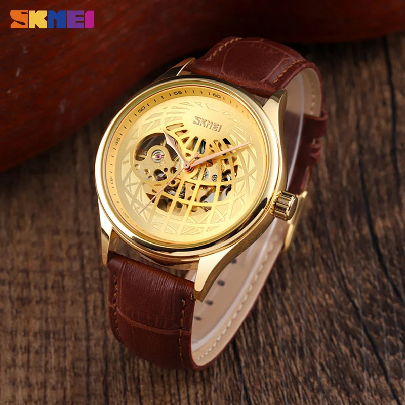 SKMEI Automatic Watch Men Innovative Hollow Big Dial Transparent Gear Mechanical Top Brand Luxury Fashion WristWatch Clock 9209
SKMEI Automatic Watch Men Innovative Hollow Big Dial Transparent Gear Mechanical Top Brand Luxury Fashion WristWatch Clock 9209