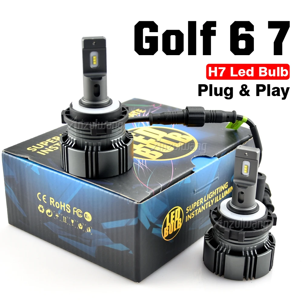 2PCS Golf 6 7 Plug And Play H7 Led Bulb For Scirocco Vito No error Low Beam Fanless Led Headlight 12V 6000K ZES Chip Lamp
2PCS Golf 6 7 Plug And Play H7 Led Bulb For Scirocco Vito No error Low Beam Fanless Led Headlight 12V 6000K ZES Chip Lamp