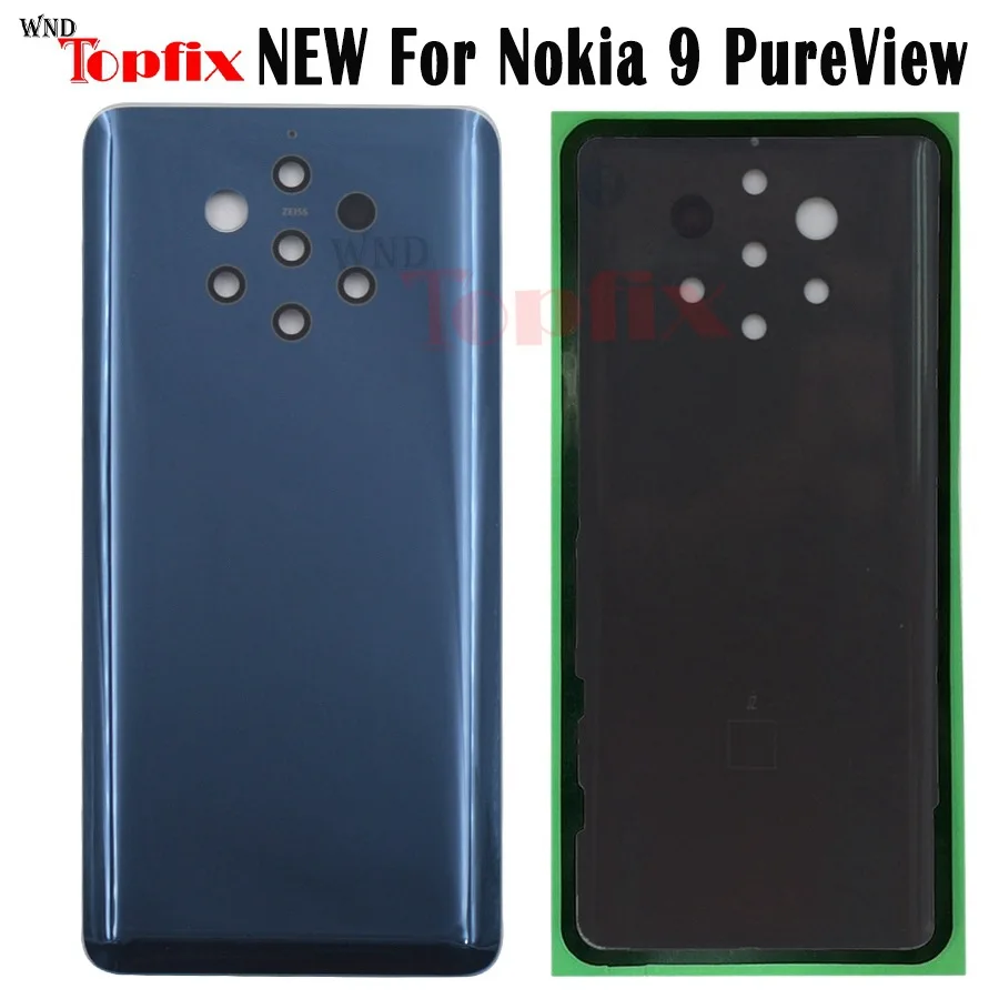 Новый оригинальный для Nokia 9 PureView задняя крышка батарейного отсека Дверь Задняя