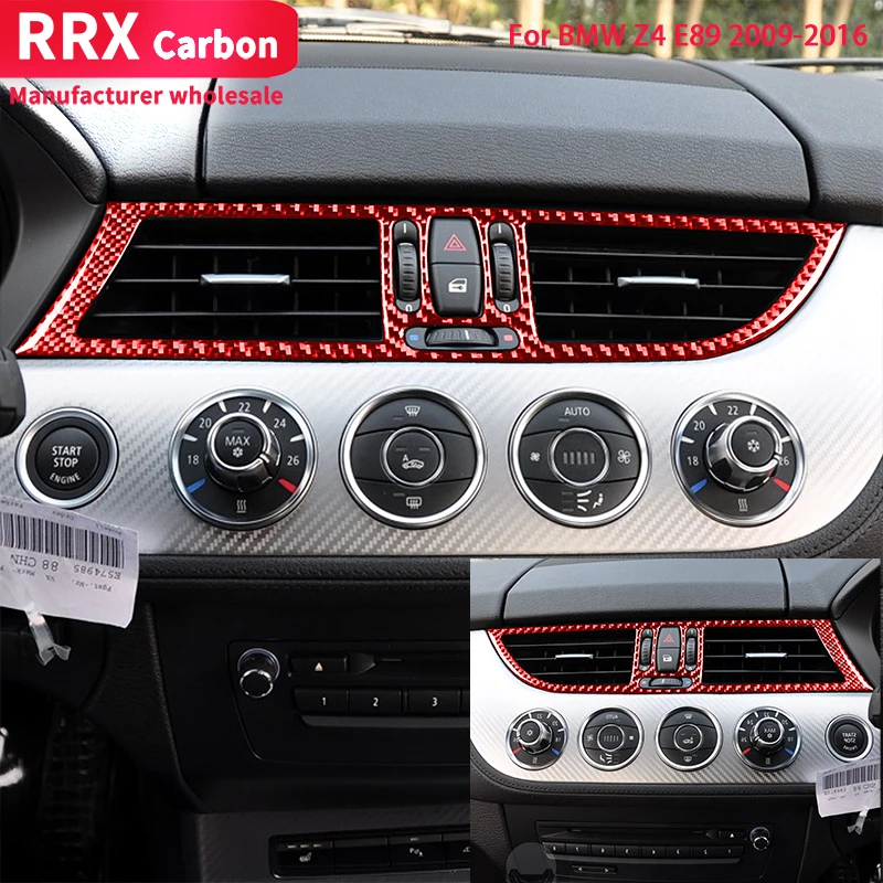 RRX For BMW Z4 E89 2009-2016 Roadster Car Dashboard Air Conditioning Hole AC Vent Frame Carbon Fiber Trim Sticker Accessories
RRX For BMW Z4 E89 2009-2016 Roadster Car Dashboard Air Conditioning Hole AC Vent Frame Carbon Fiber Trim Sticker Accessories
