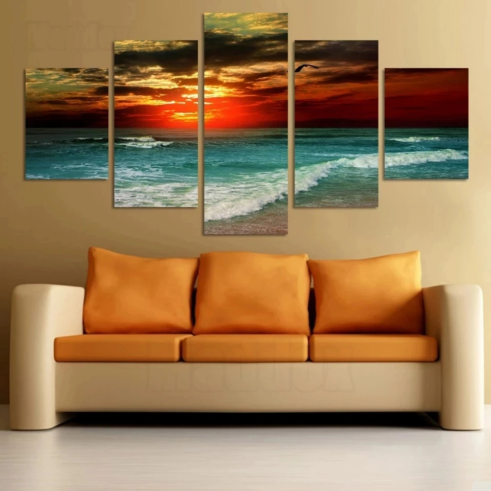 Modern Diamond Painting 5 Piece Blue Clear Sea Beautiful Sky Red Colorful Clouds Strange Natural Landscape Bedroom Decor Picture
Modern Diamond Painting 5 Piece Blue Clear Sea Beautiful Sky Red Colorful Clouds Strange Natural Landscape Bedroom Decor Picture