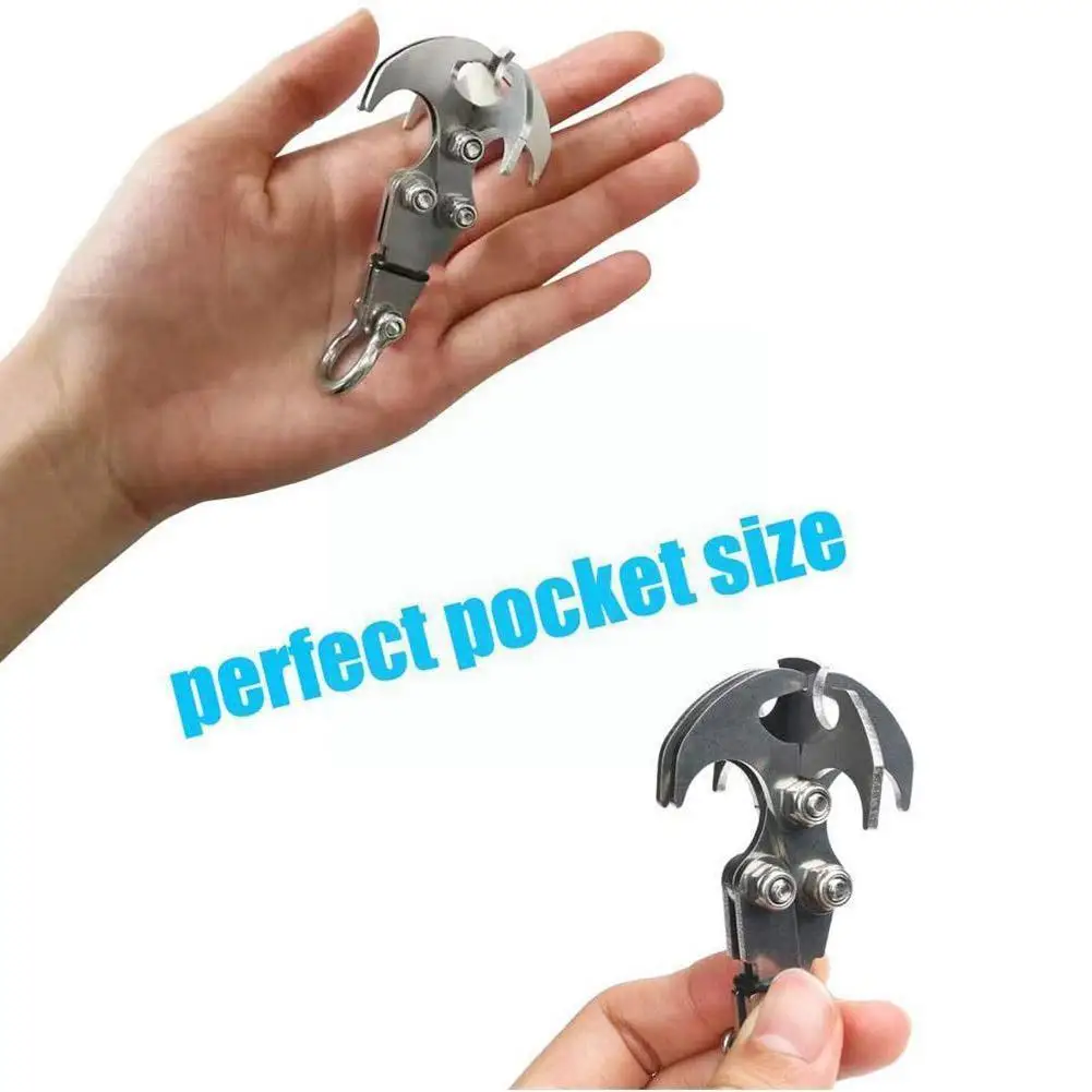 Outdoor Climbing Hook Gravity Hook Claw Folding Grappling Climb Adventure Hook Carabiner Claw Multifunctional Tool F3k6
Outdoor Climbing Hook Gravity Hook Claw Folding Grappling Climb Adventure Hook Carabiner Claw Multifunctional Tool F3k6