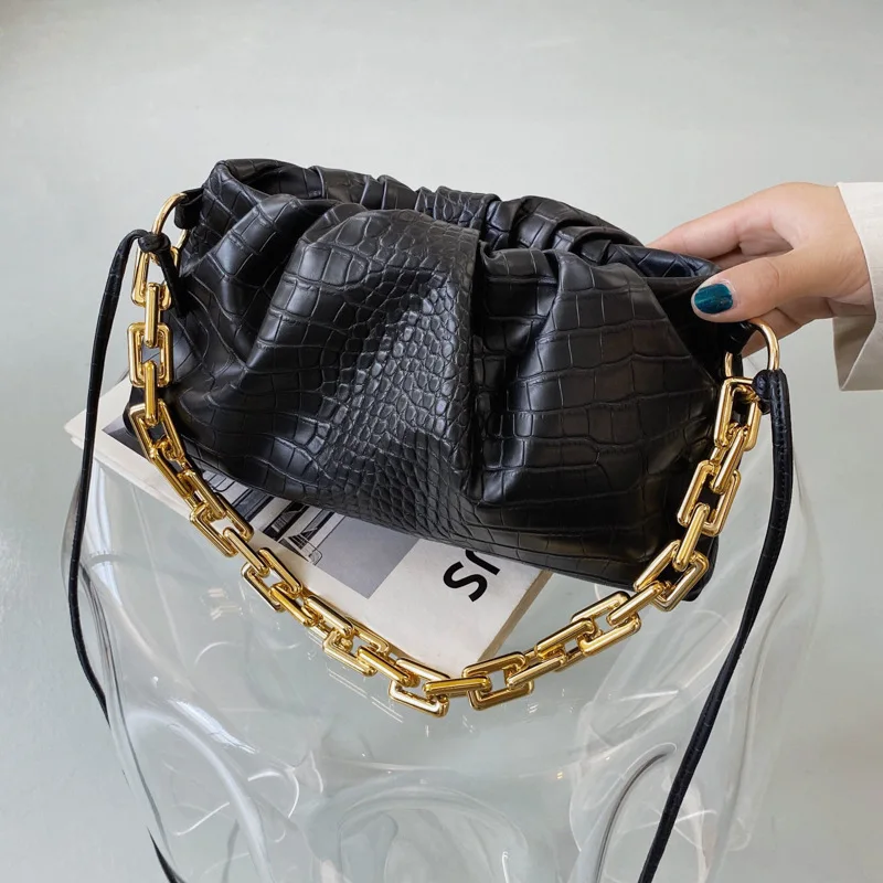 Женские сумки с крокодиловым узором на подмышках; Коллекция 2022 года; Сумки на плечо с толстой цепочкой; Женские Сумки из искусственной кожи; ...
Женские сумки с крокодиловым узором на подмышках; Коллекция 2022 года; Сумки на плечо с толстой цепочкой; Женские Сумки из искусственной кожи; ...