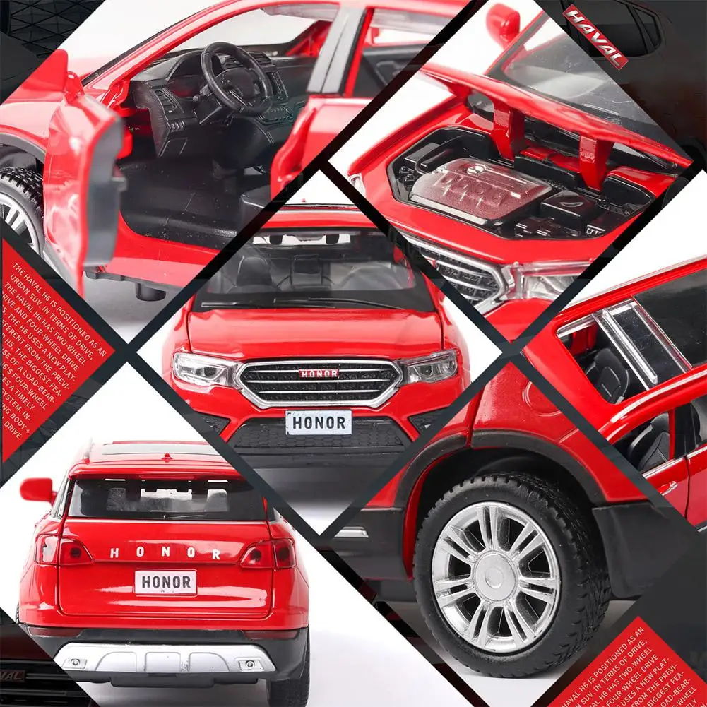 GloryStar Alloy Car Model Toy for 1:32 Harvard H6 Pull-back Cars Kid Toys For Children Gifts Boy Toy
GloryStar Alloy Car Model Toy for 1:32 Harvard H6 Pull-back Cars Kid Toys For Children Gifts Boy Toy