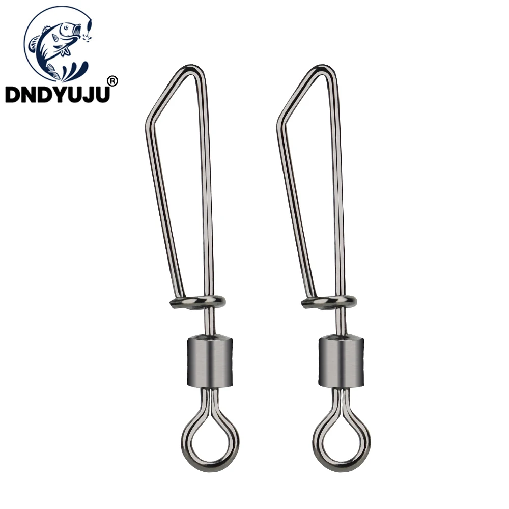 DNDYUJU 100/50pcs Stainless Steel Fishing Swivels Interlock Rolling Swivel With Snap Fish Hook Lure Tackle Carp Connector
DNDYUJU 100/50pcs Stainless Steel Fishing Swivels Interlock Rolling Swivel With Snap Fish Hook Lure Tackle Carp Connector