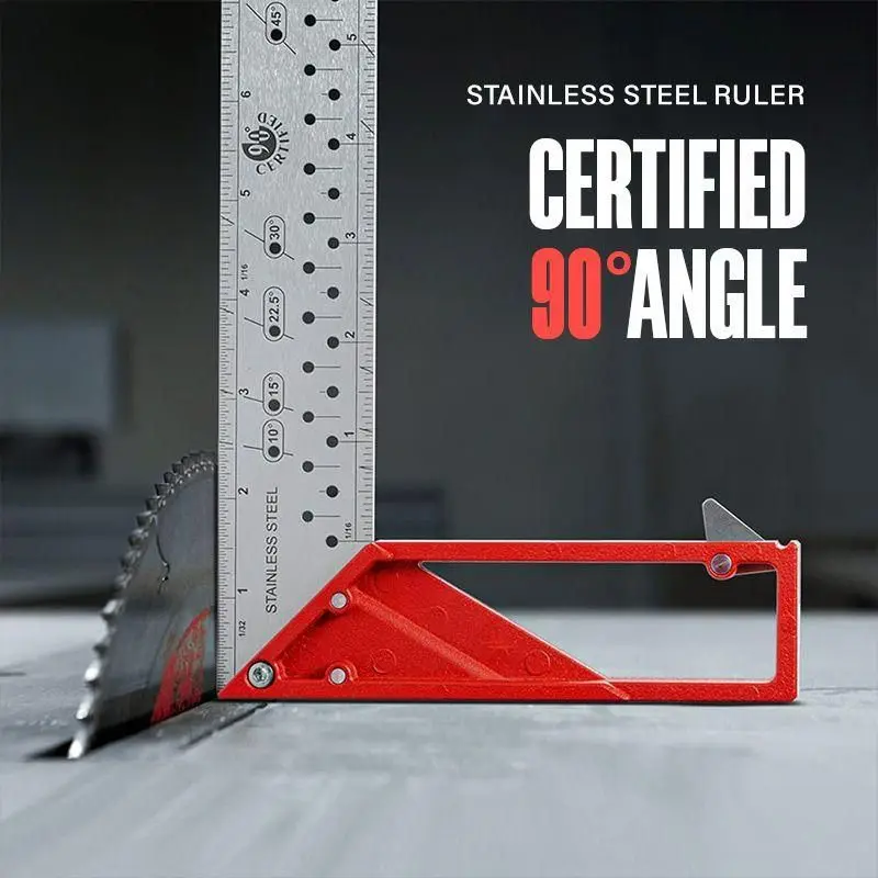 KAPRO Precise Square Angle Marking Tool Measuring Set Stainless Steel Aluminium Durable Adjustable Combination Holes Gauge
KAPRO Precise Square Angle Marking Tool Measuring Set Stainless Steel Aluminium Durable Adjustable Combination Holes Gauge