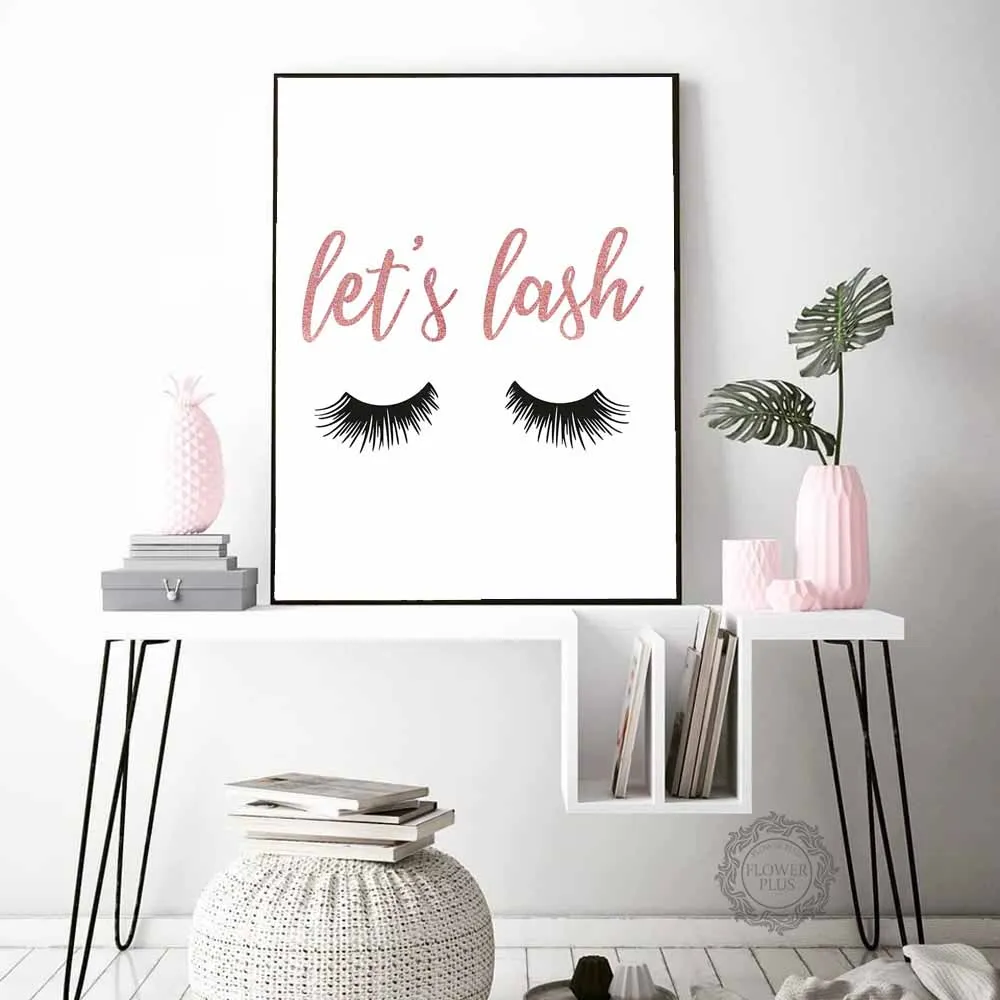 Modern Lashes Fashion Canvas Poster Painting Eyelashes Extensions Print Makeup Salon Wall Decorative for Girls Room
Modern Lashes Fashion Canvas Poster Painting Eyelashes Extensions Print Makeup Salon Wall Decorative for Girls Room