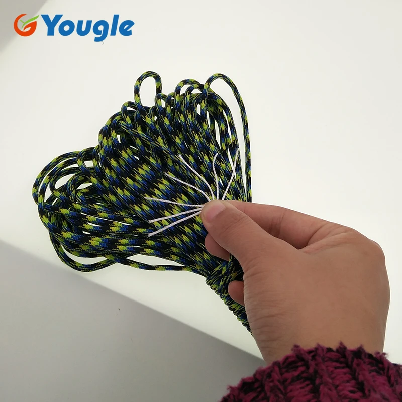 YOUGLE Paracord 550 Parachute Cord Lanyard Rope Mil Spec Type III 7 Strands 100FT 31m Camping survival equipment rope 53-59 | Спорт и