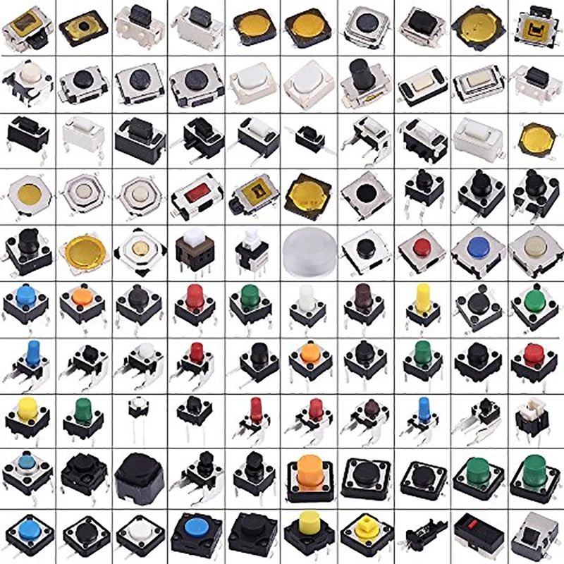 500pcs Assorted Key Push Button Touch Micro Switch Kit Car Remote Control Tablet PC Repair Package Tactile Interruptor Connector
500pcs Assorted Key Push Button Touch Micro Switch Kit Car Remote Control Tablet PC Repair Package Tactile Interruptor Connector