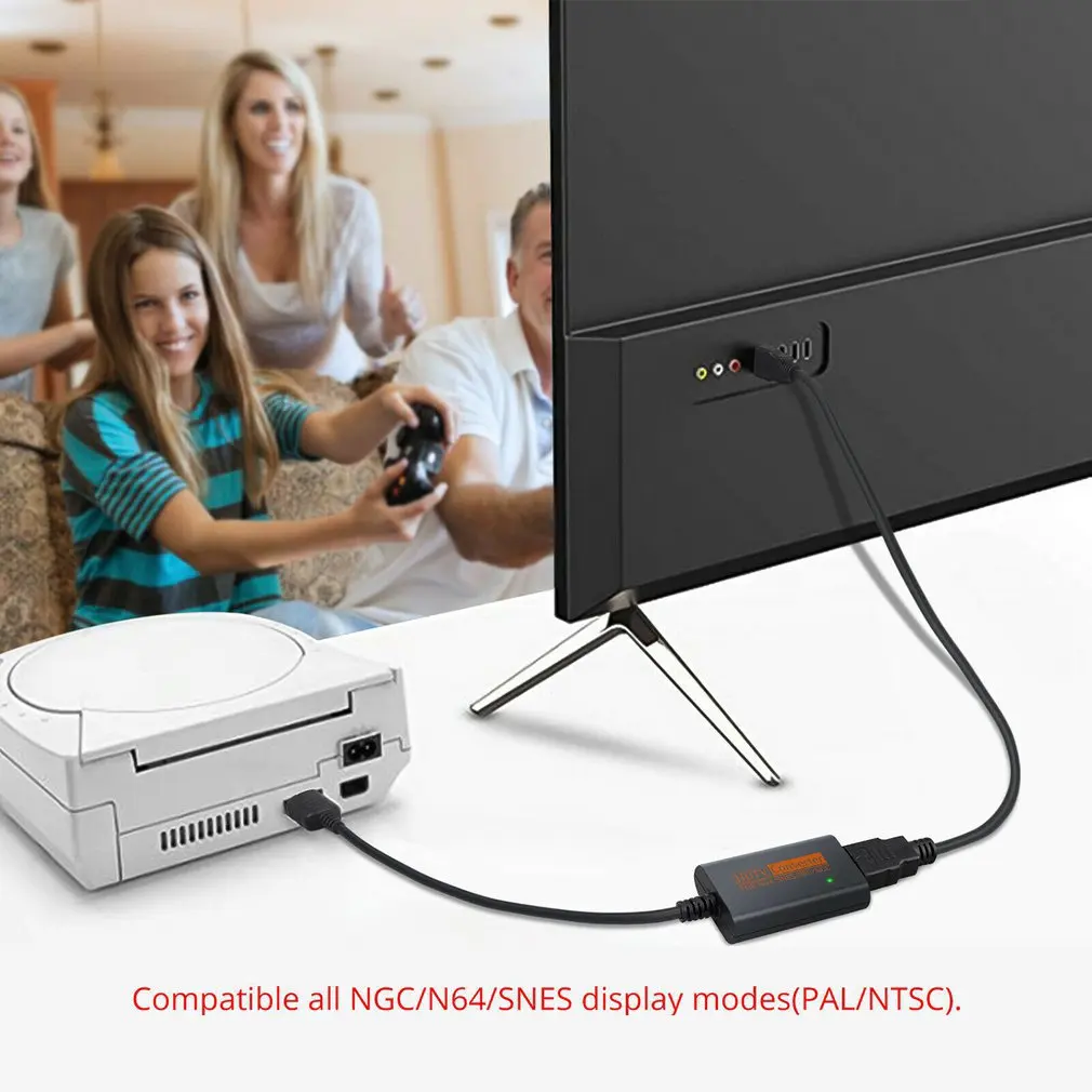 For NGC/SNES/N64 To HDMI-compatible Converter Adapter For Nintend 64 For GameCube Plug And Play Full Digital Cable
For NGC/SNES/N64 To HDMI-compatible Converter Adapter For Nintend 64 For GameCube Plug And Play Full Digital Cable