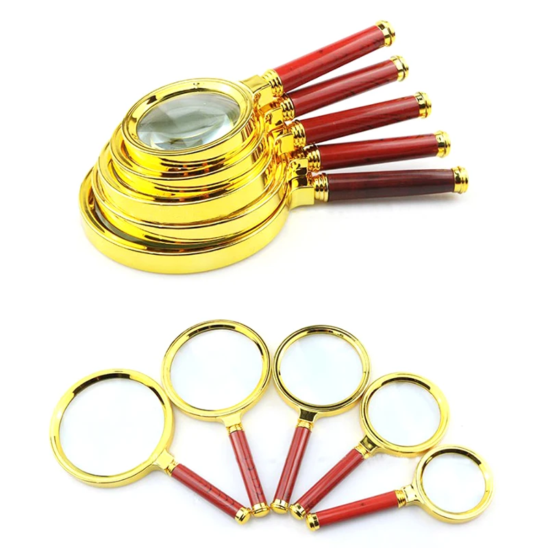 Ortable Magnifying Glass 10X Handheld 60/70/80/90/100mm Loupe Portable Magnifier For Jewelry Newspaper Reading Magnifier
Ortable Magnifying Glass 10X Handheld 60/70/80/90/100mm Loupe Portable Magnifier For Jewelry Newspaper Reading Magnifier