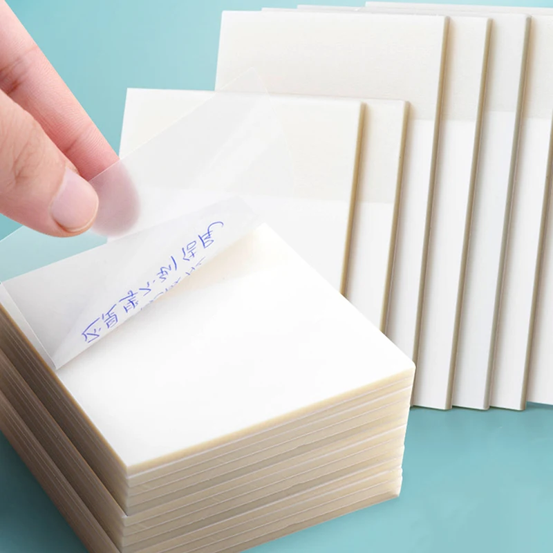 50 Sheets Of Waterproof PET Transparent Sticky Notes For Students With Strong Stickiness, Creative And Cute Long Message Label
50 Sheets Of Waterproof PET Transparent Sticky Notes For Students With Strong Stickiness, Creative And Cute Long Message Label