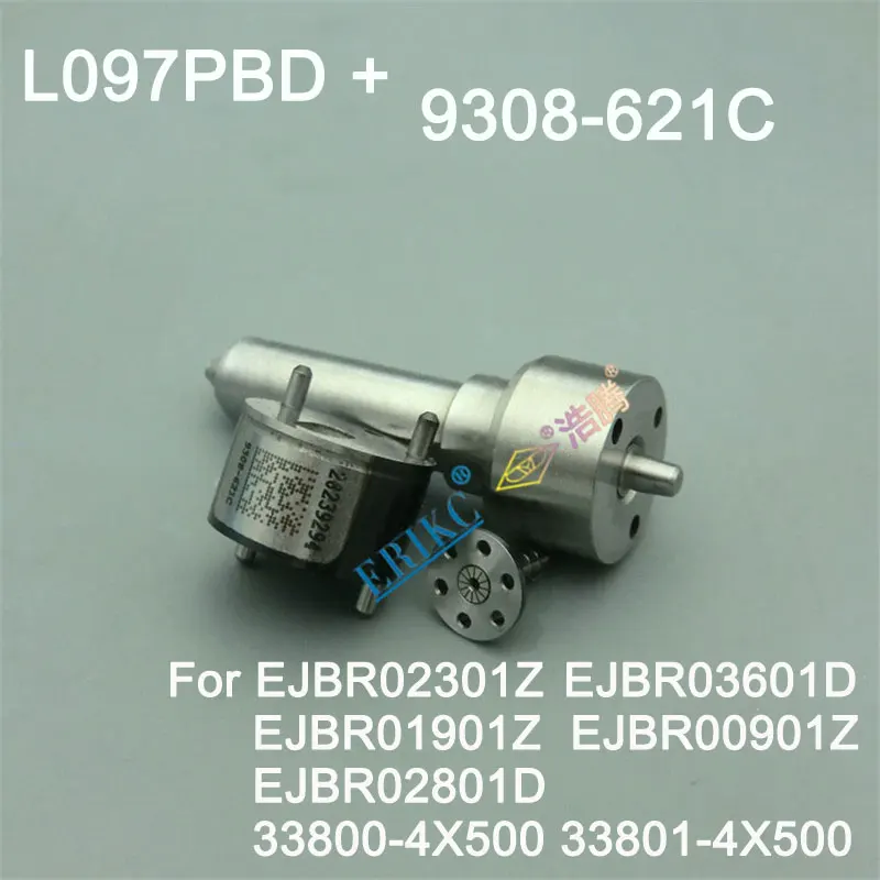 

ERIKC 7135-659 Common Rail Injector Sets (9308-621C + L097PBD) for EJBR02801D EJBR01901Z EJBR03601D EJBR02301Z EJBR00901Z