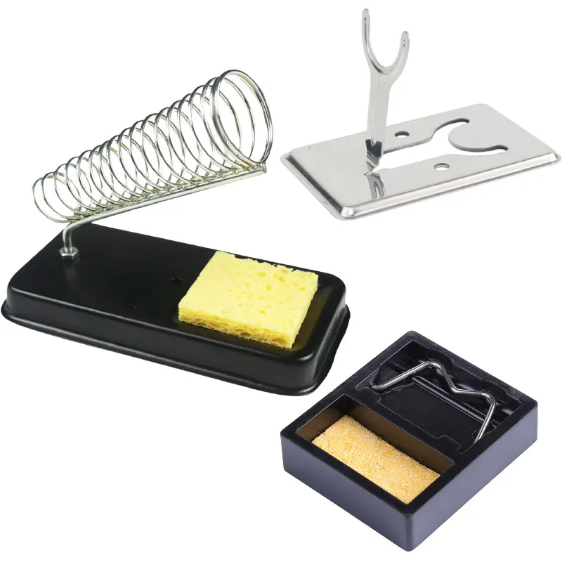 1Pcs Electric Soldering Iron Stand Holder with Welding Cleaning Sponge Pads Generic High Temperature Resistance
1Pcs Electric Soldering Iron Stand Holder with Welding Cleaning Sponge Pads Generic High Temperature Resistance