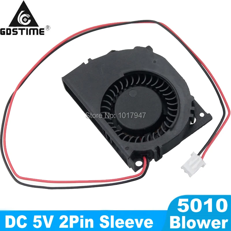 1 шт. Gdstime DC 5 В 2Pin 50 мм 50x10 см микро Вентилятор охлаждения | Компьютеры и офис