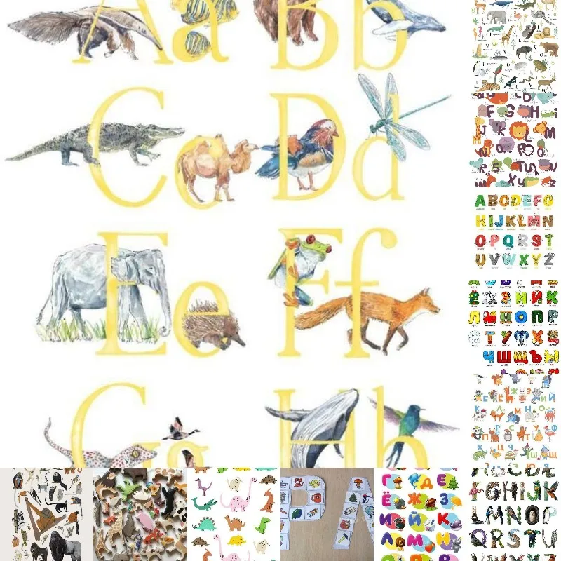 5D DIY Animals Diamond Painting Twenty Six Letters Composed Animals Cross Stitch Mosaic Art Gift Kit
5D DIY Animals Diamond Painting Twenty Six Letters Composed Animals Cross Stitch Mosaic Art Gift Kit