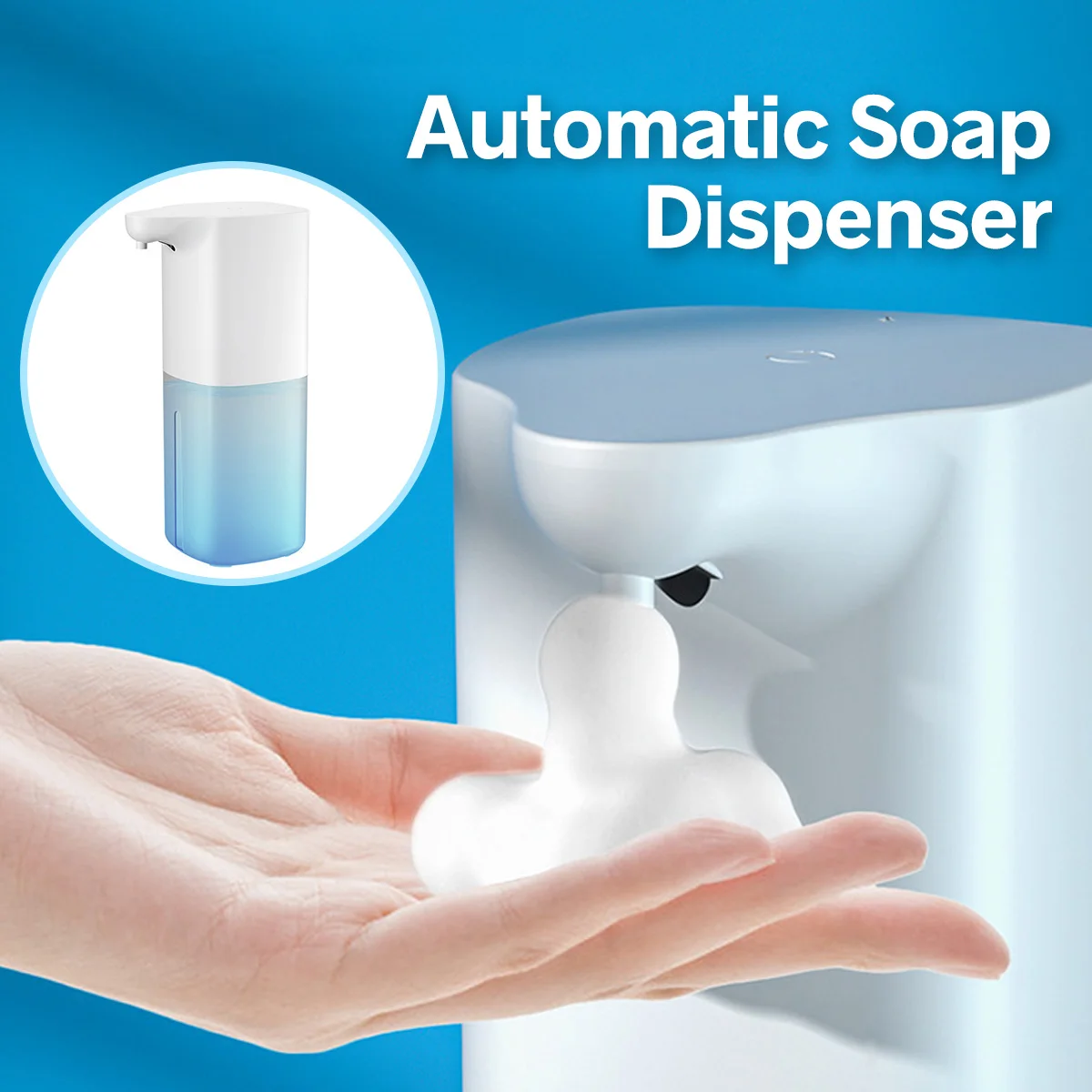 Automatic Soap Dispenser Touchless Sensor USB Charging Smart Foam Machine Infrared Induction Sensor Hand Washer Hand Sanitizer
Automatic Soap Dispenser Touchless Sensor USB Charging Smart Foam Machine Infrared Induction Sensor Hand Washer Hand Sanitizer
