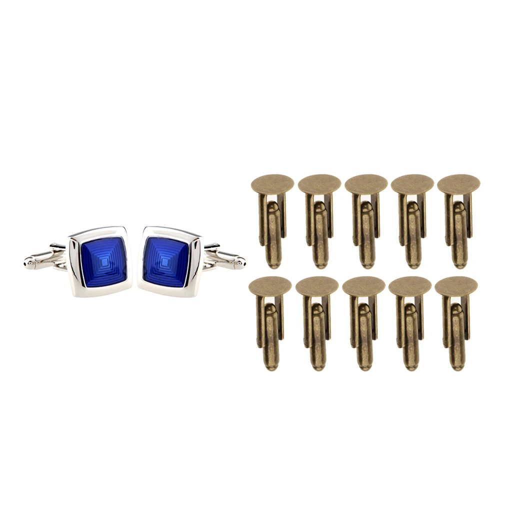 12 Pieces Brass Square Cufflinks Bronze Mens Novelty Cuff Links Wedding Accessories
12 Pieces Brass Square Cufflinks Bronze Mens Novelty Cuff Links Wedding Accessories